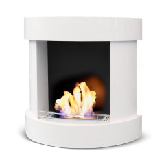 Напольный биокамин Totemic Heat Sculpture, белый