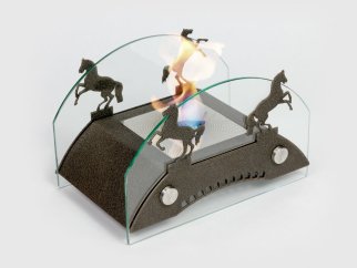 Биокамин настольный Lux Fire "Графский мост" S (бронза)