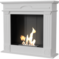 Биокамин в портале Kratki DECEMBER Белый лего