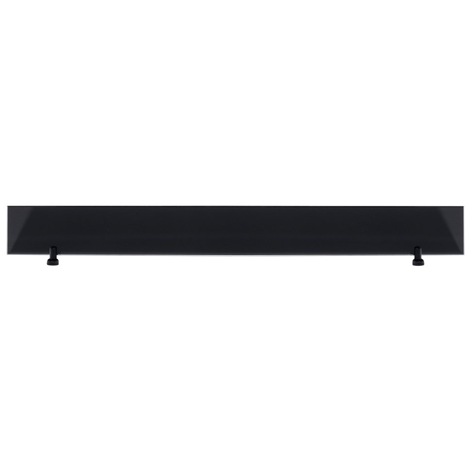 Декоративное стекло для 3D FireLine 1200 черное Lacobel
