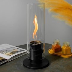 Настольный биокамин Свеча, черный
