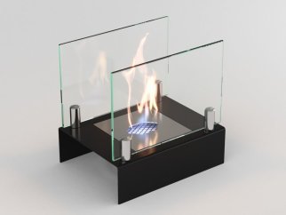 Биокамин настольный Lux Fire "Арлекино" S (черный)