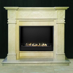 Биокамин в мраморном портале Firezo Gioia, стандарт