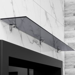 Стеклянная полка для биокамина Gray  1400