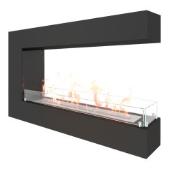 Биокамин торцевой SteelHeat GRAND 900