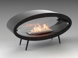 Напольный биокамин Lux Fire "Эллипс" 1200