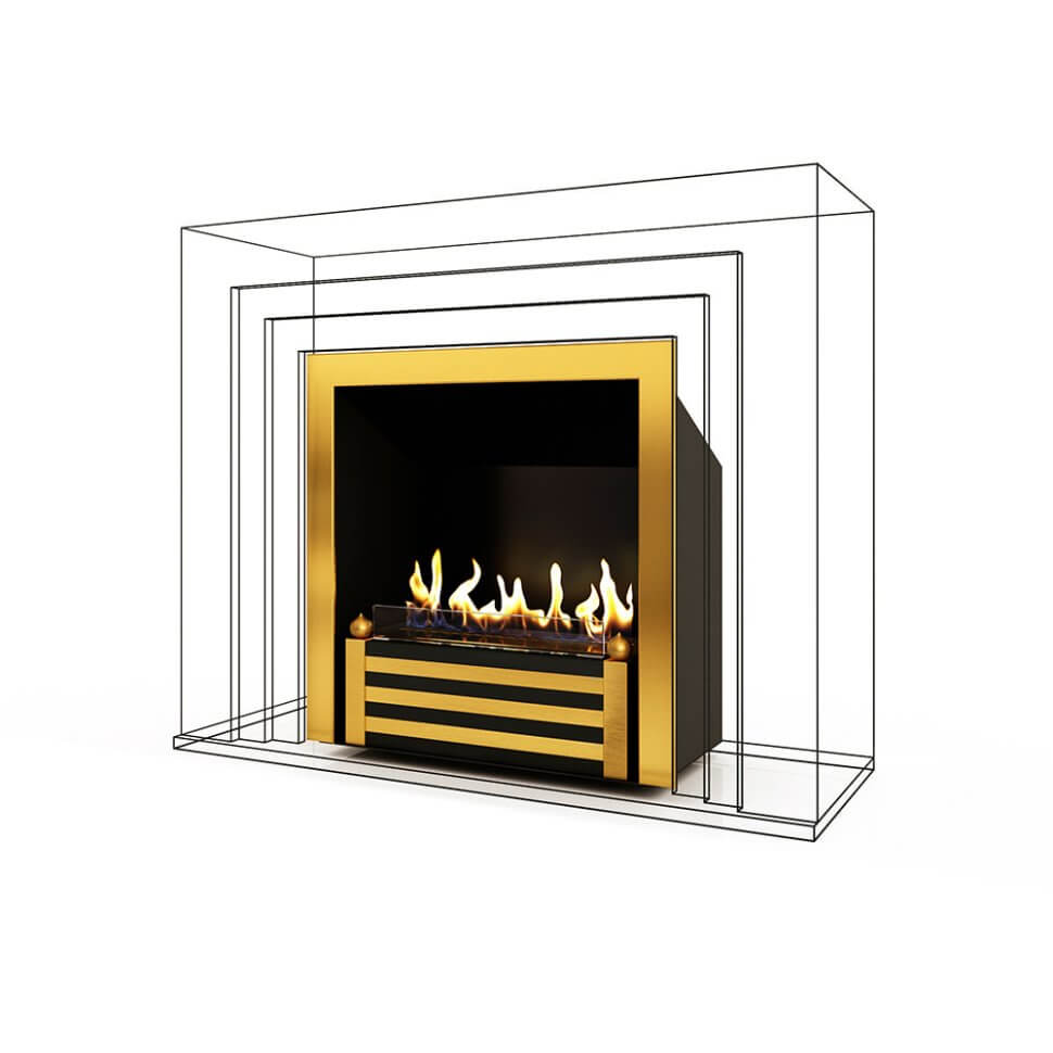Встраиваемый биокамин Firezo D'elite 600, стандарт Встраиваемый биокамин Firezo D'elite 600, стандарт